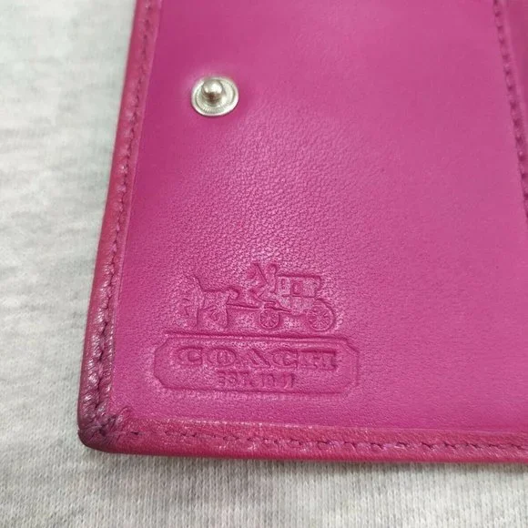 Coach Signature Card Case - Picture 10 of 12